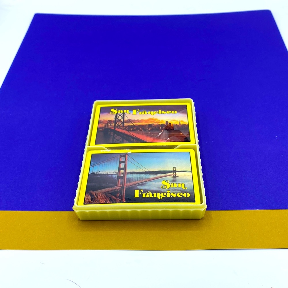 Vintage 70’’s Retro Front San Francisco Souvenir Playing Cards